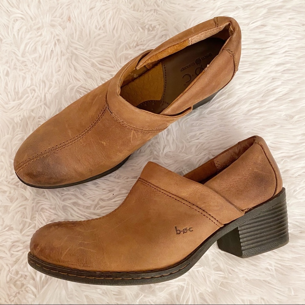 Boc Leather Ankle Booties